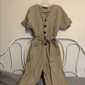 Zara Linen Jumpsuit